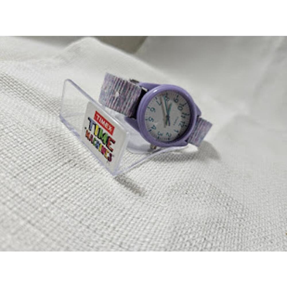 Timex Kids Purple Space-Dye Fabric Strap Analog Watch